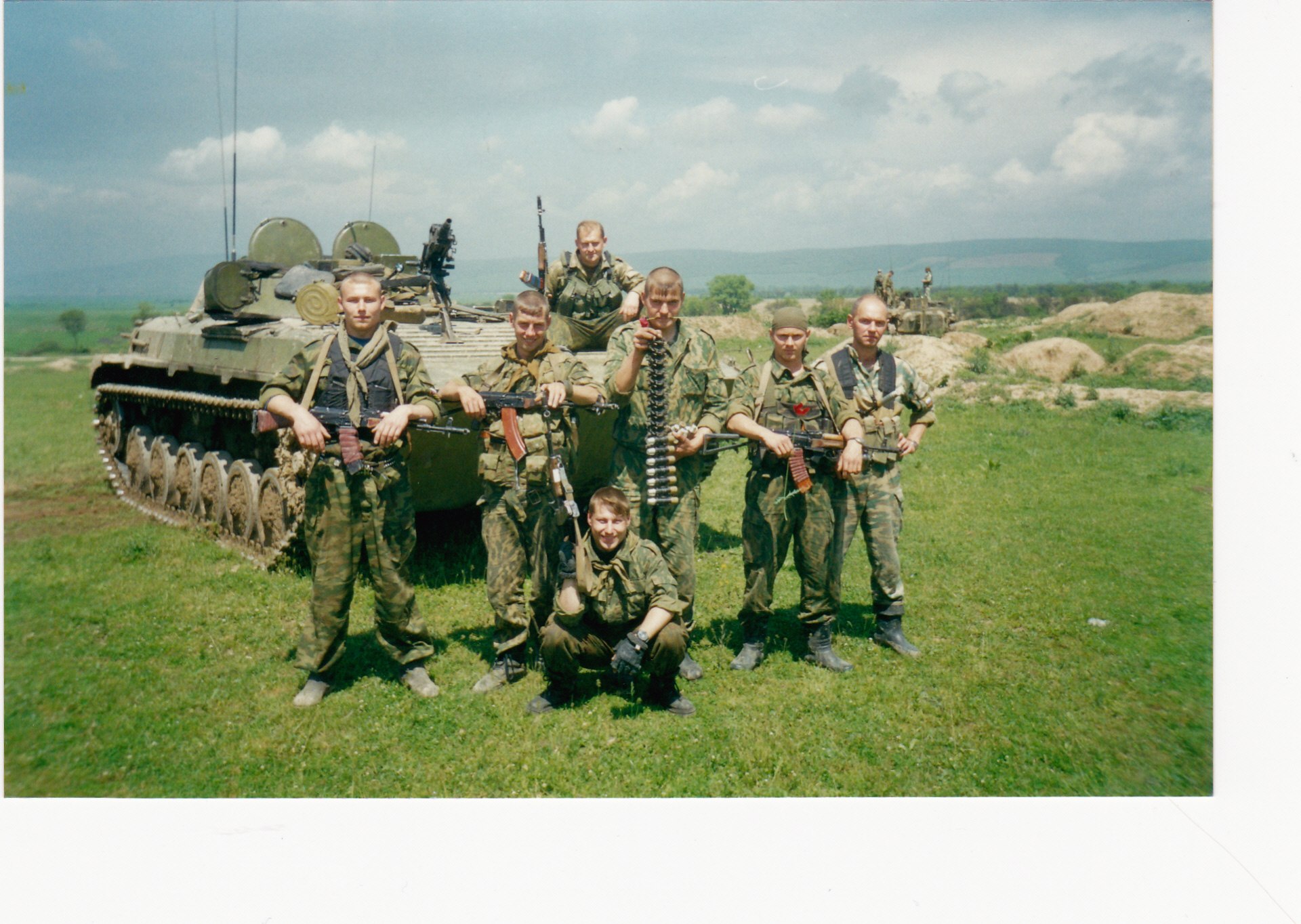15 Мотострелковый полк Таманской дивизии в Чечне