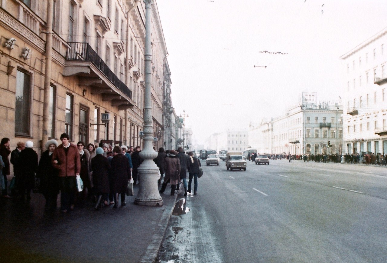 Невский проспект Ленинград 1980-е