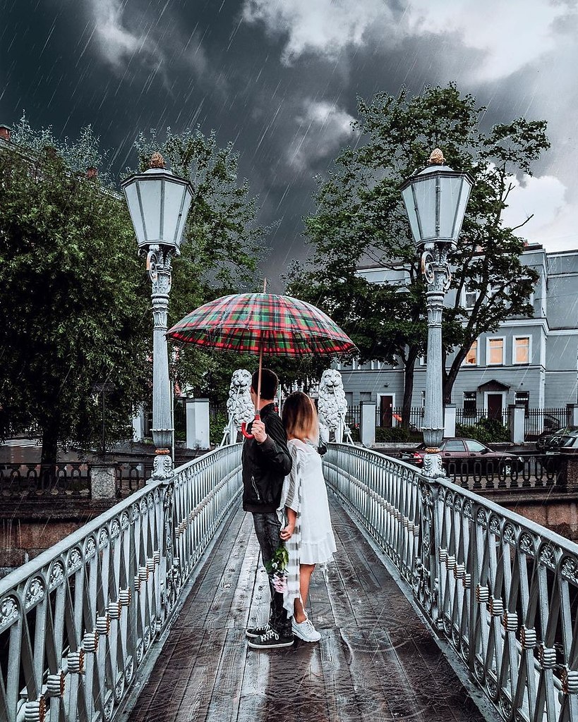 Дождливый Санкт-Петербург