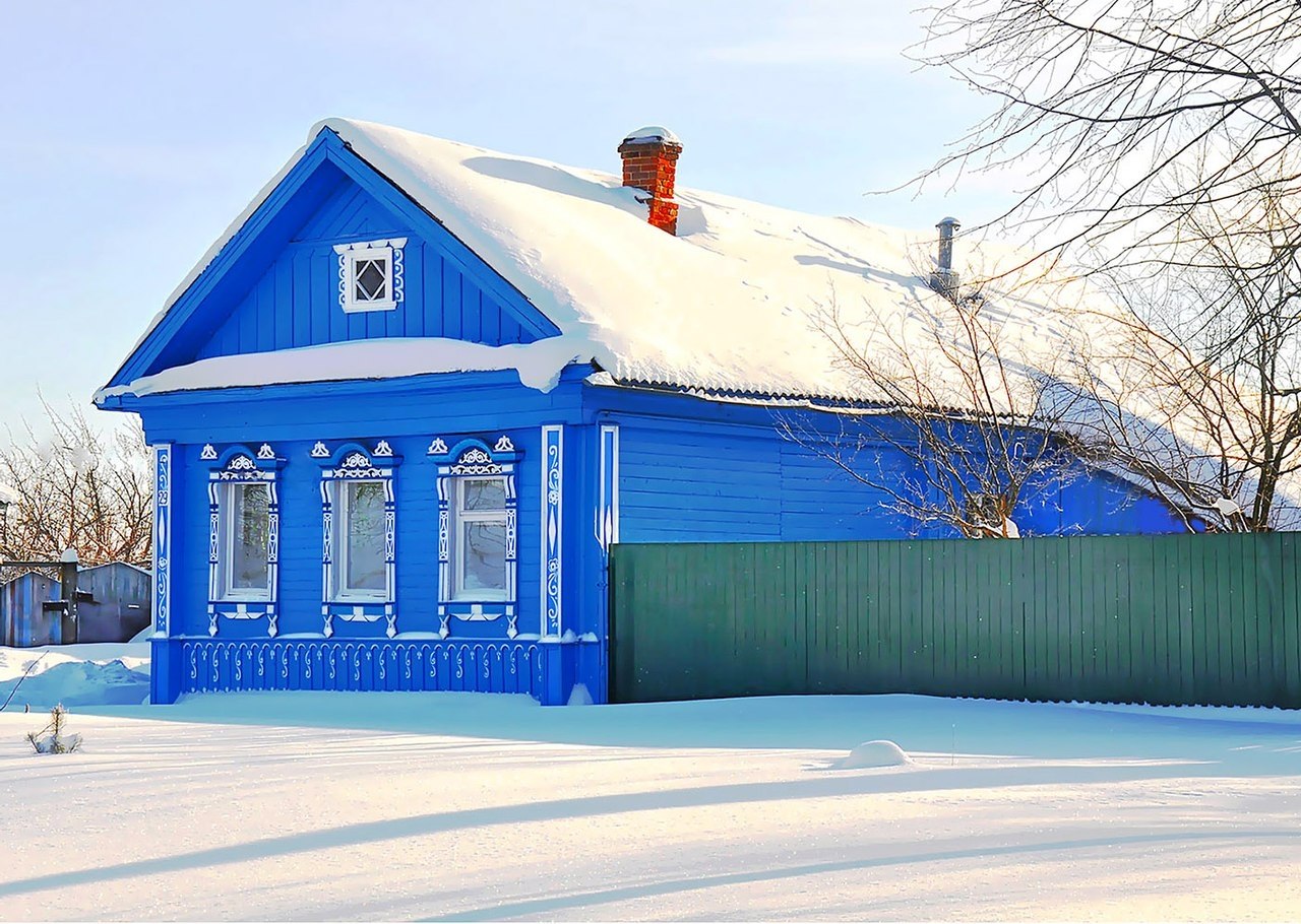 фото дом в деревне северный кипер