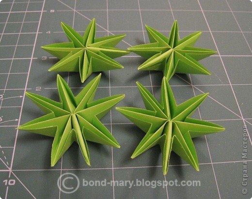 Цветущая электра кусудама схемы
