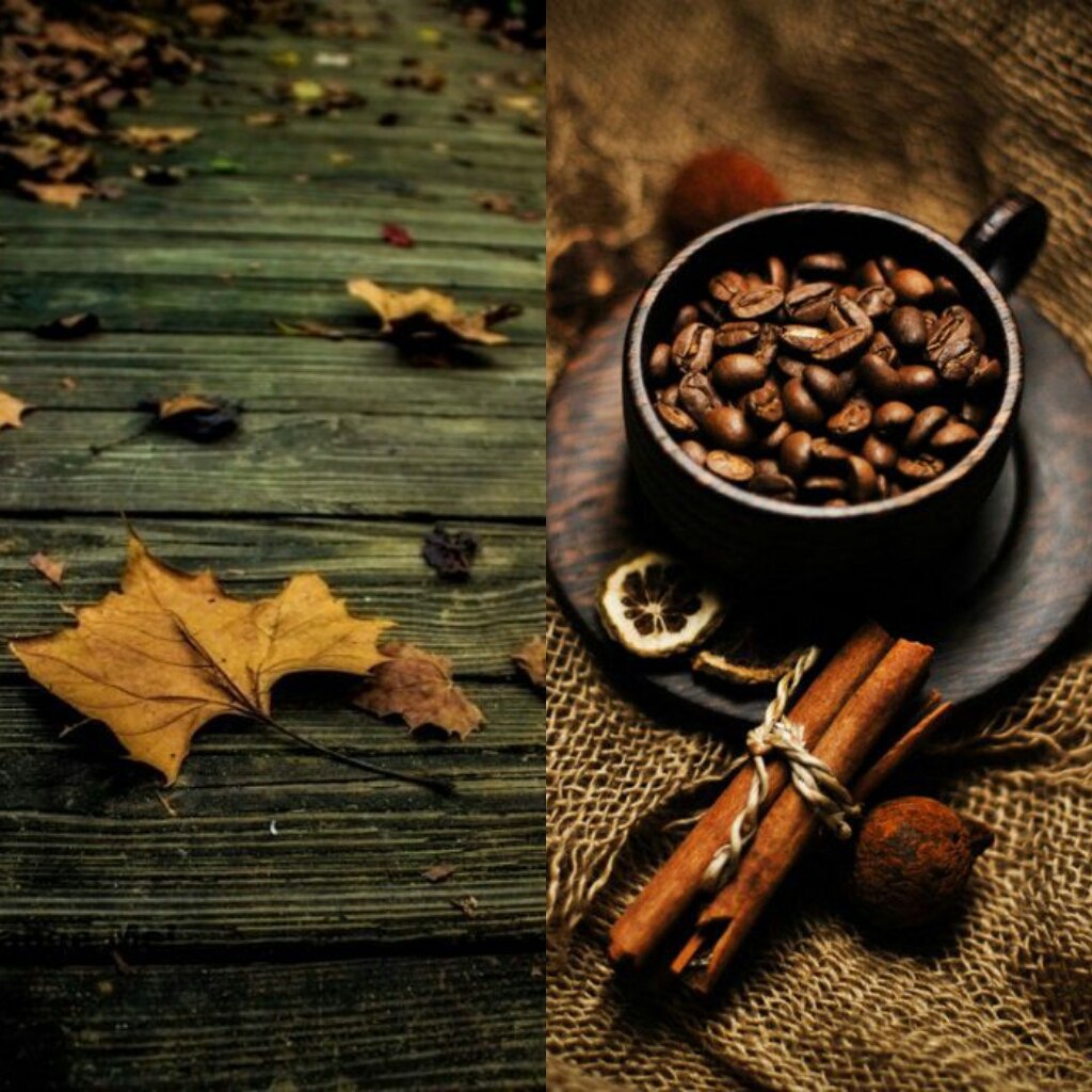 Осень это кофе с корицей