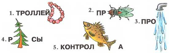 Ребусы для 3 класса по русскому языку с ответами в картинках