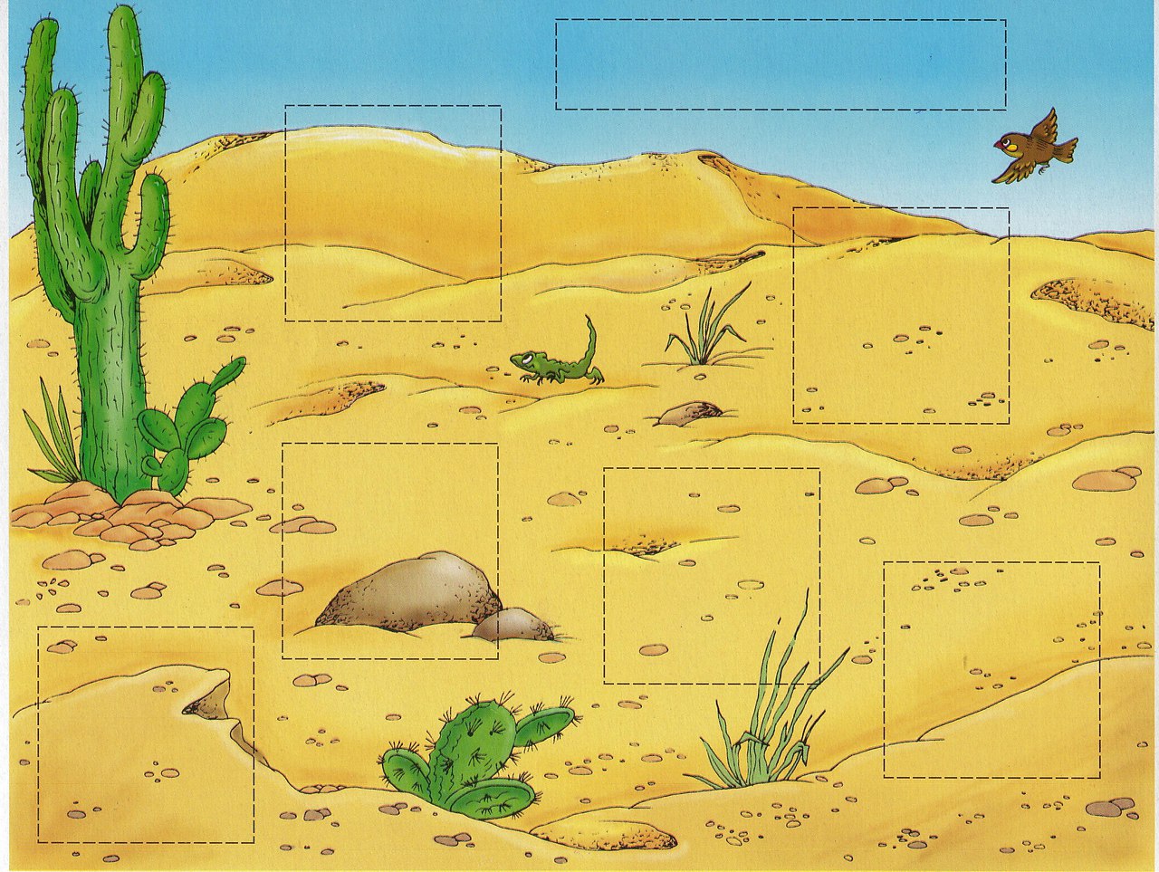 Обитатели пустыни для детей