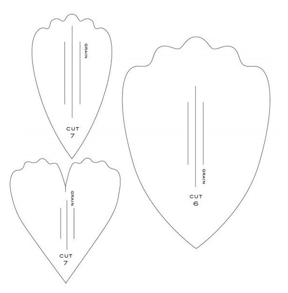 Ирисы из фоамирана своими руками схемы шаблоны
