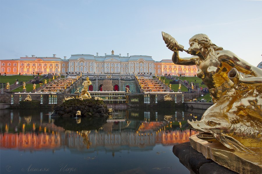 История петергофа в санкт петербурге кратко с фото