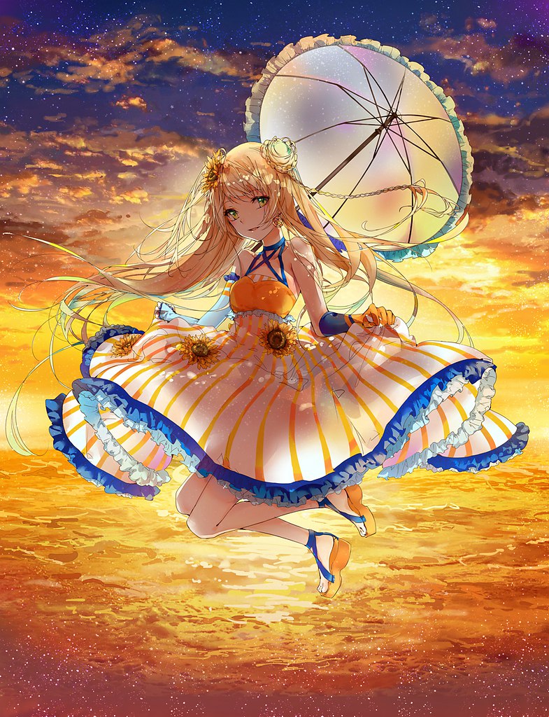 Солнечная девочка аниме