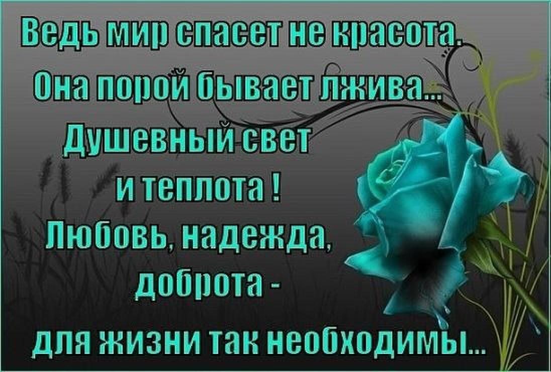 Не красота спасет мир а люди поступающие красиво картинки