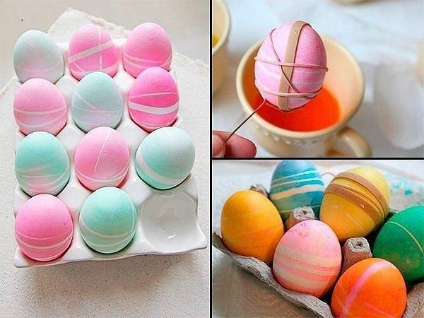 Как оригинально и красиво покрасить яйца. Любой из предложенных способов сделает яйца не просто ... - 8