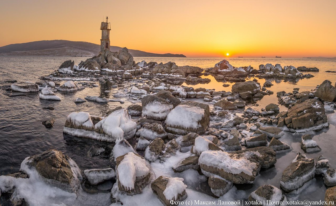 владивосток море зимой