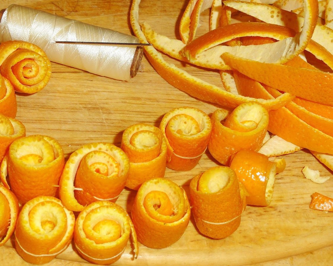 Варенье завитушки из апельсиновых корок