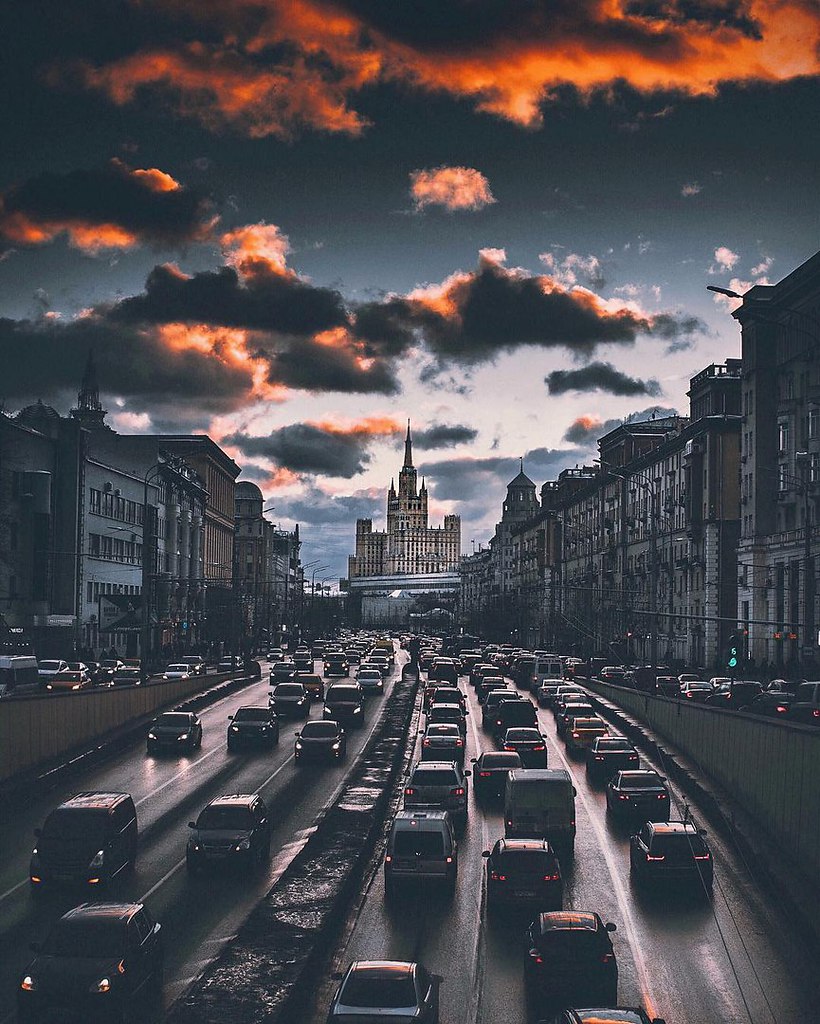 москва серая