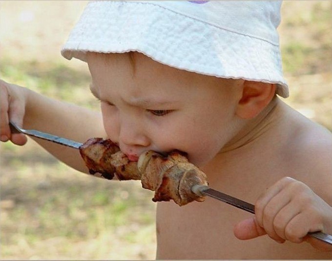 Ели мясо мужики картинки прикольные