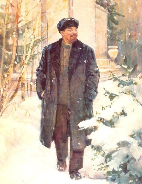 Ленин в горках картина