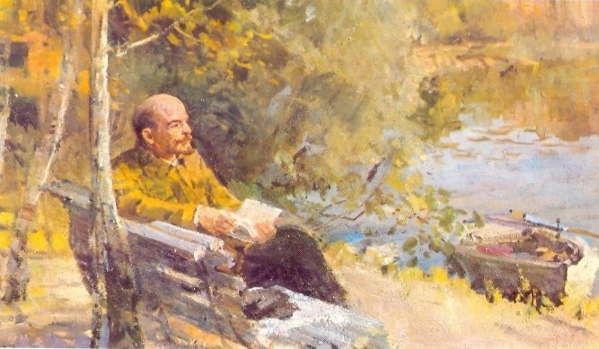 Ленин в горках картина
