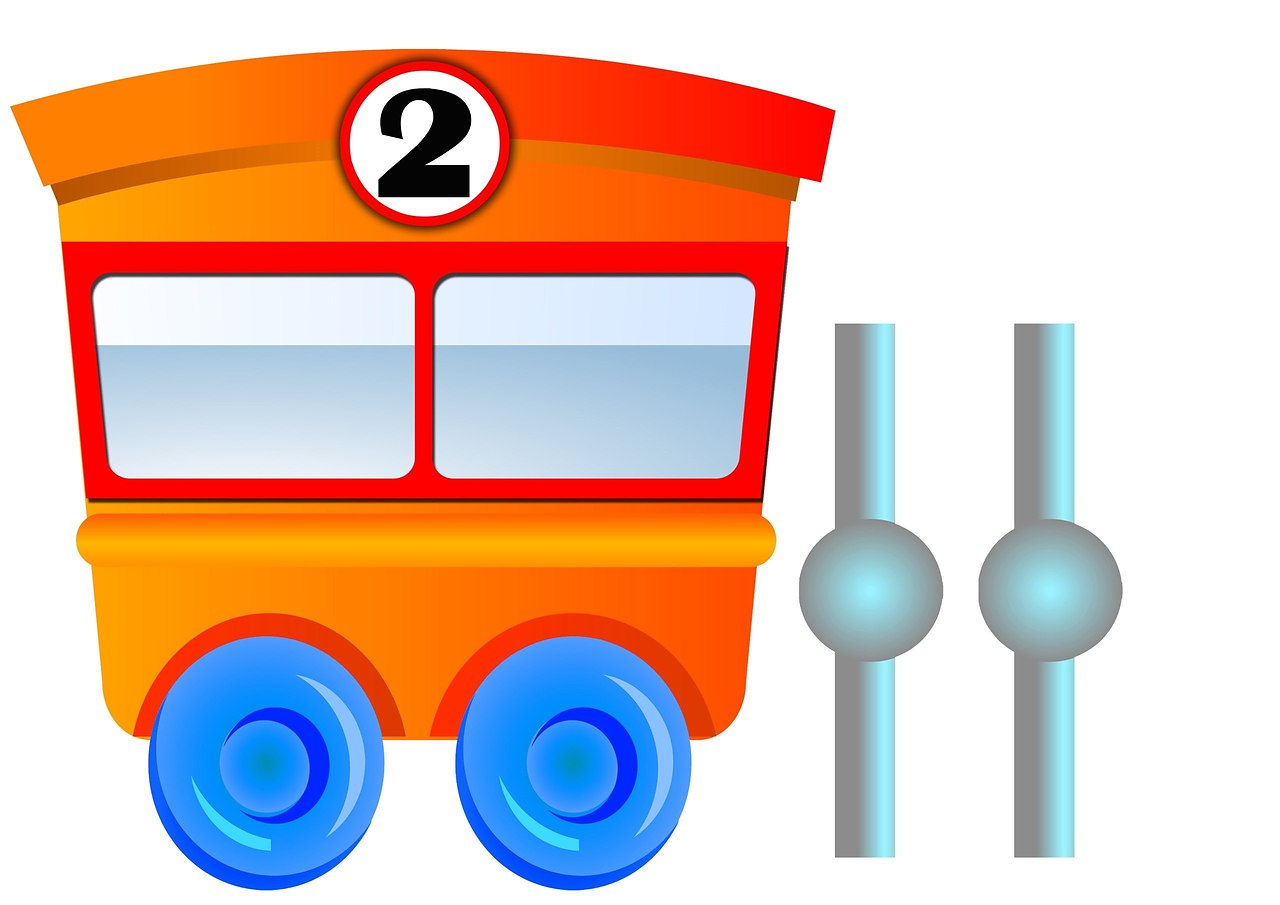 Поезд с вагончиками для детей