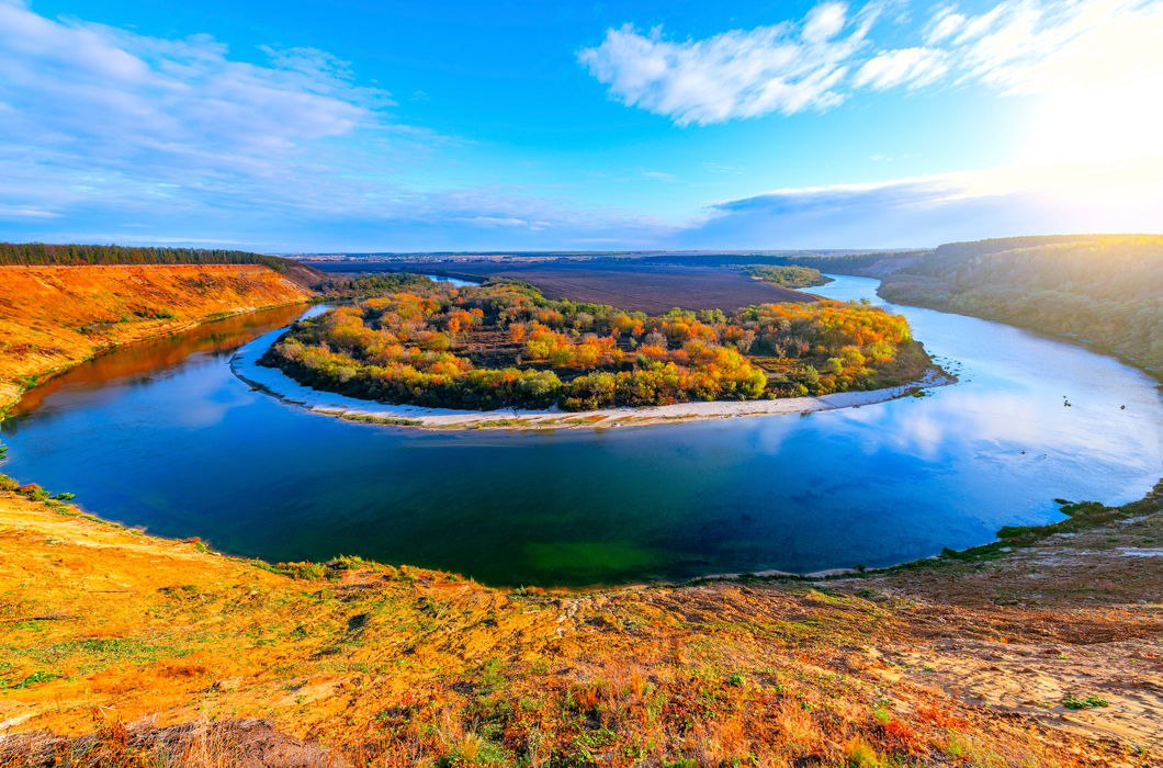 Река дон осенью