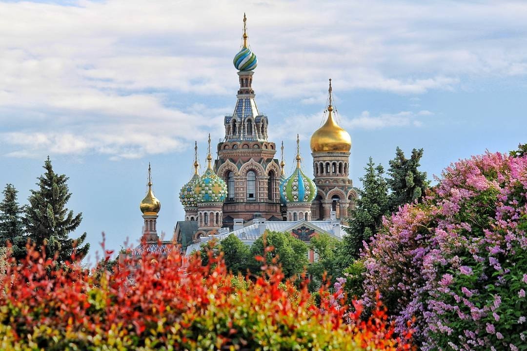 Православные храмы утром. Храм Воскресения Христова в России весной. Храм Цветочное СПБ. Храм и цветочки красивые. Летний храм.