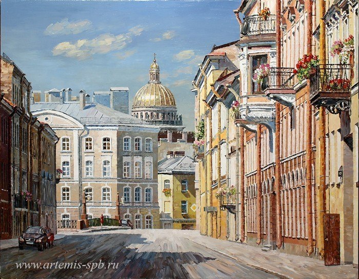 Улицы питера рисунок