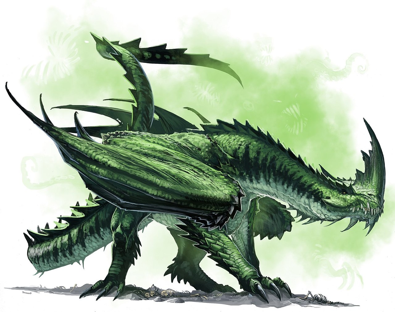 Зеленый дракон ДНД
