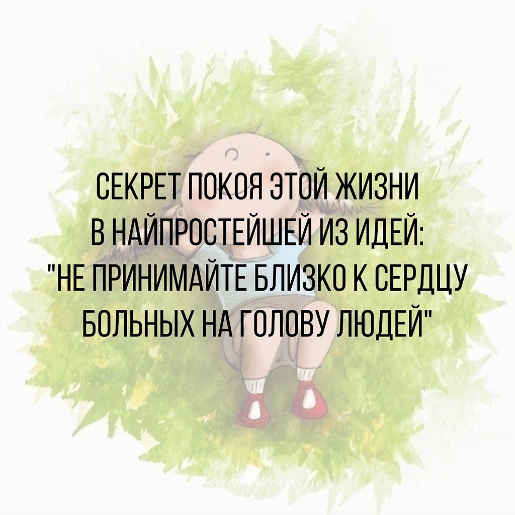 Близко к сердцу не приму. Больных на голову людей стихи. Не принимайте близко к сердцу больных на голову людей. Секрет покоя в этой жизни.