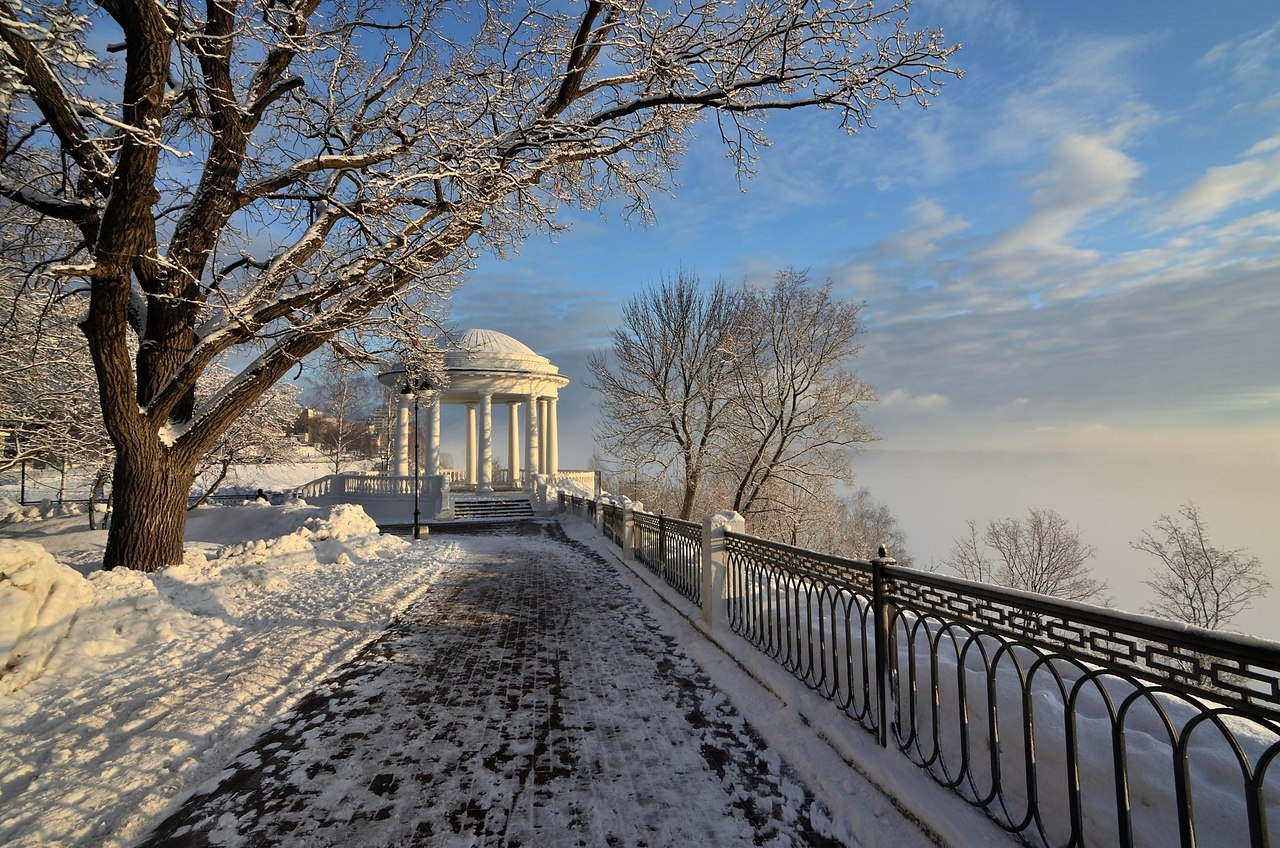 Александровского сад зимой