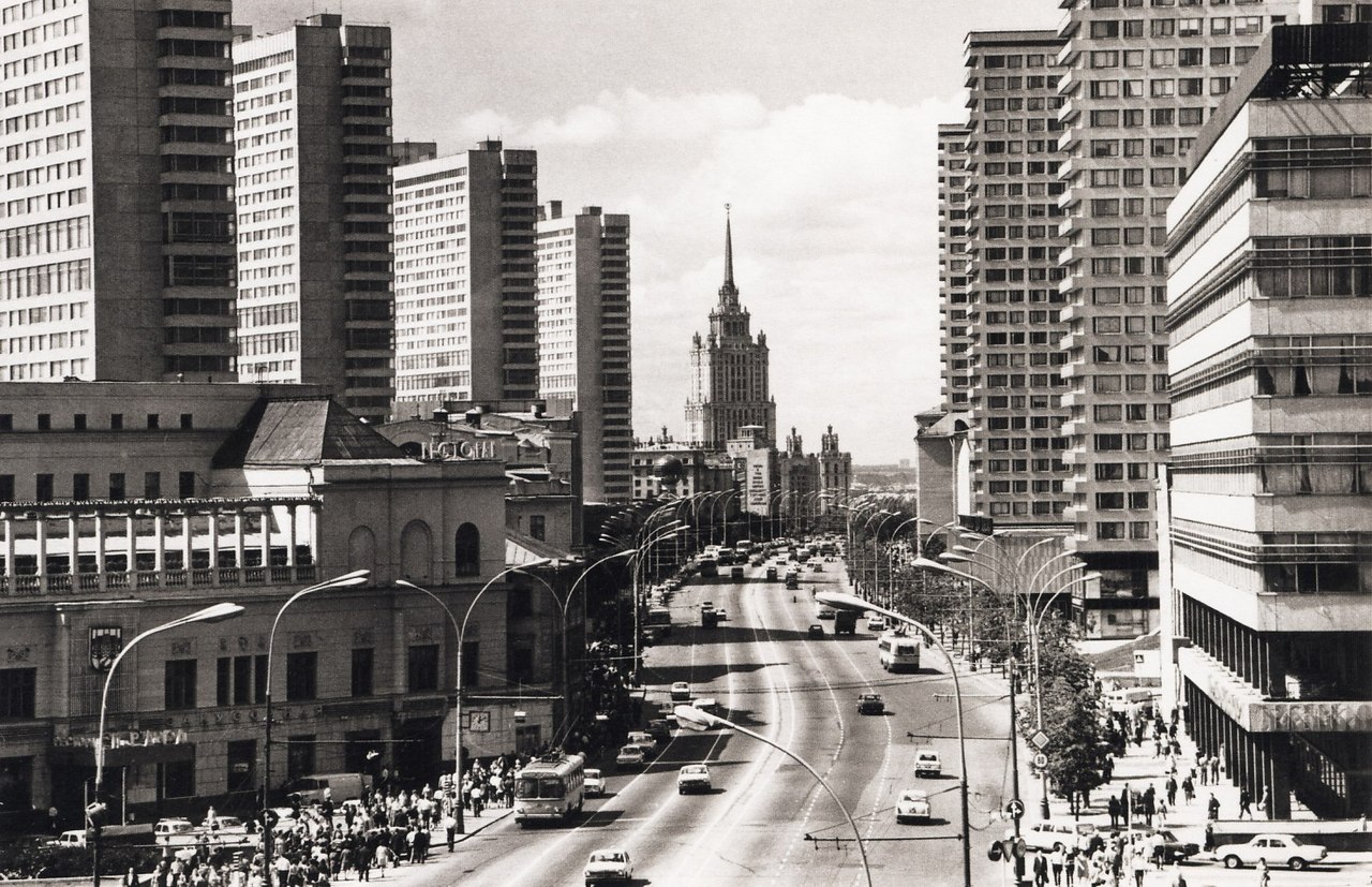 Москва в 1970