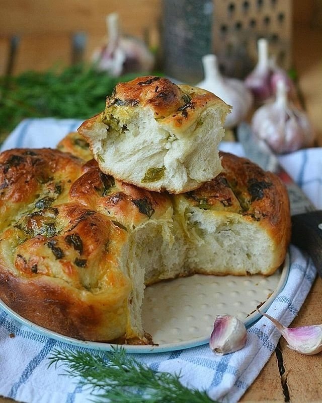 Пирожок с сыром и укропом рецепт