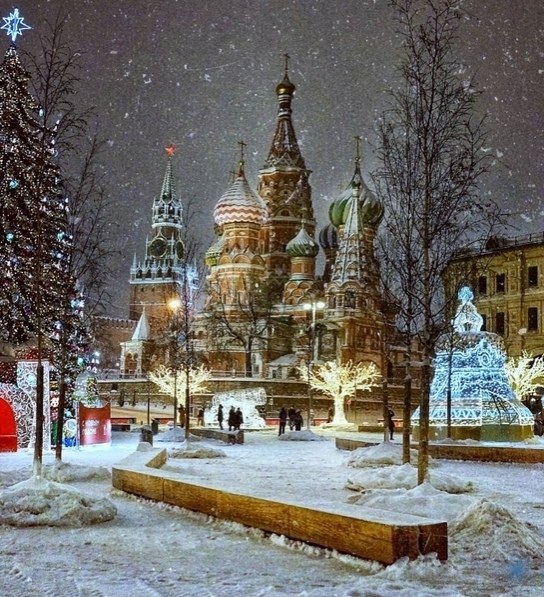 16 декабря москва. В Москве поставили елку.