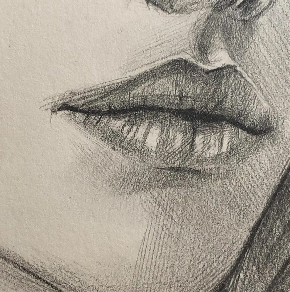 Фото нарисованных губ