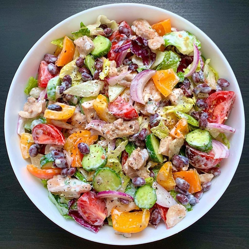 Вкусный салат из овощей рецепт с фото