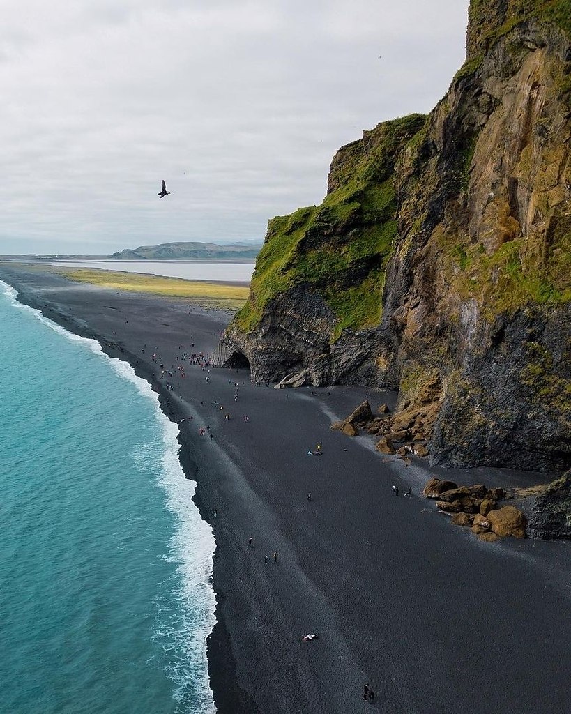 черные пески исландии