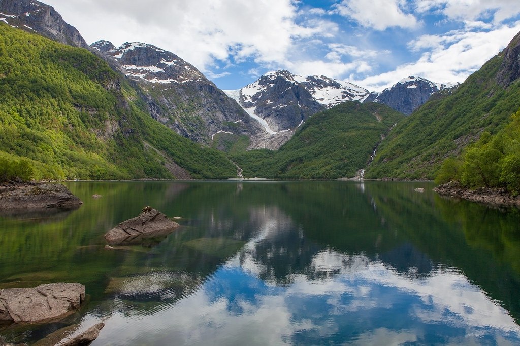 Lovatnet Lake Норвегия