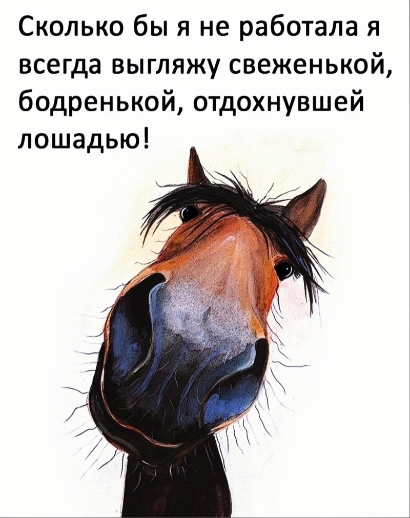 Девушка прилегла отдохнуть но у коня были свои планы