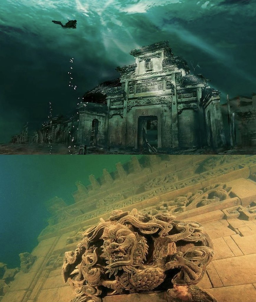 подводные города фото