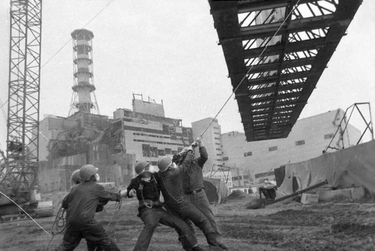 Пожар на Чернобыльской АЭС
