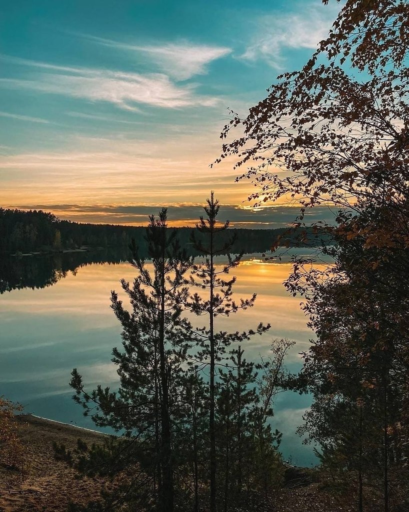 озеро красавица ленинградская область