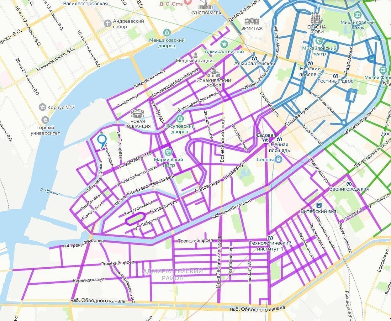 Зона платной парковки спб 2023 карта