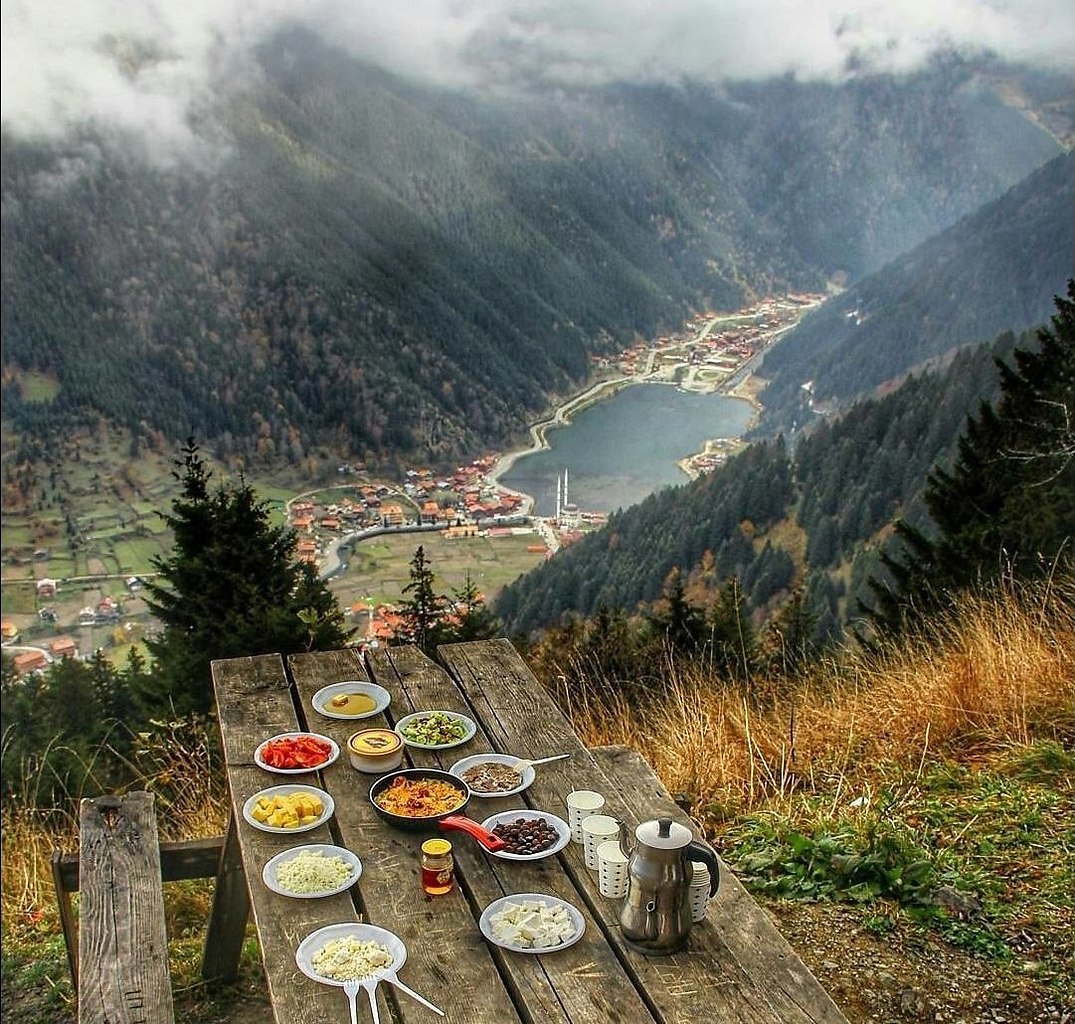 Trabzon Uzungöl завтрак