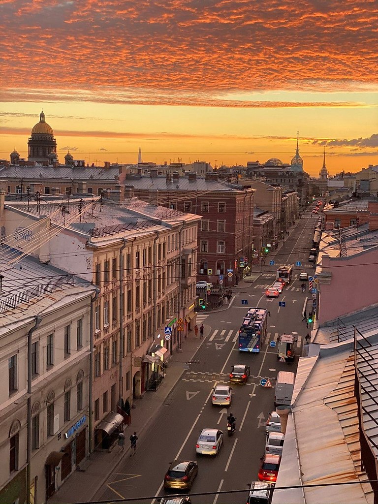 Крыши Санкт Петербурга с Петропавловской