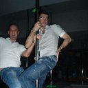 At hte party... we r the party :-D    