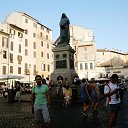 Campo de&#039; Fiori, Bronze statue of Giordano Bruno    