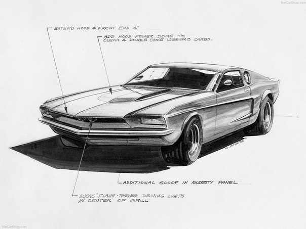 Ford Mustang Mach 1 Concept.  1966   Ford   - Mustang Mach ... - 5