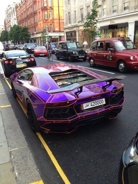 Chrome Purple Lamborghini Aventador By LB-Performance - 9