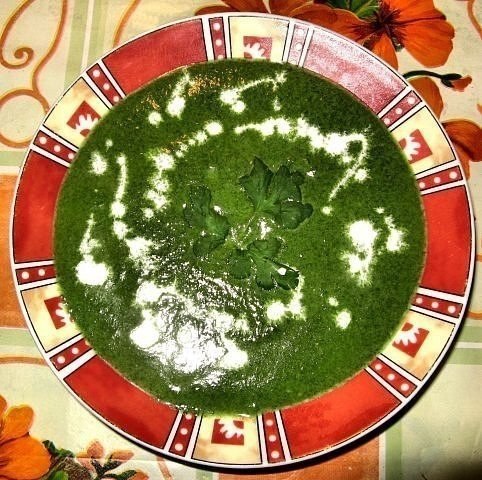 Сливочный суп-пюре из шпината