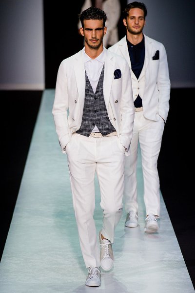 Giorgio Armani.MENSWEAR, ÌÈËÀÍÊÎËËÅÊÖÈß ÂÅÑÍÀ-ËÅÒÎ 2014 - 23