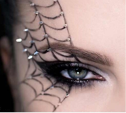 Spider-web by @beautybyjld Хэллоуин макияж для глаз, Макияж на хэллоуин, Костюм