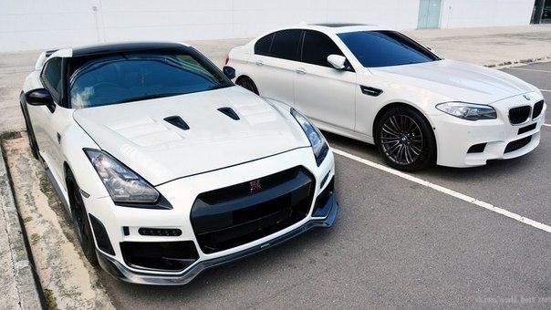 Nissan GT-R & BMW M5 F10