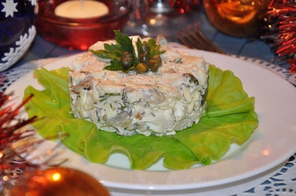 ТОР - 10 Вкуснейших мясных салатов.Только у нас и только для Вас!)1. Салат "Рог ... - 3
