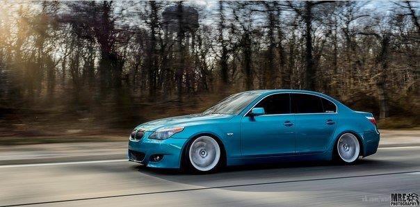 BMW 5 Series (E60) in Atlantis Blue. - 5